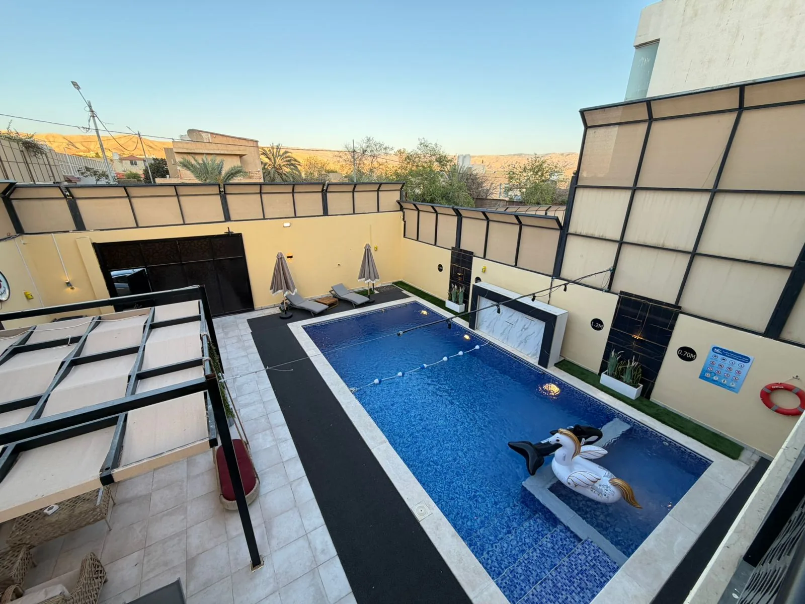 Pool and grounds